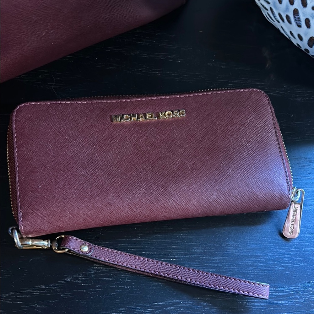 Michael Kors Burgundy Wallet